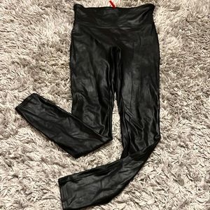 Spanx faux leather leggings
